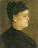 Портрет женщины, вид справа